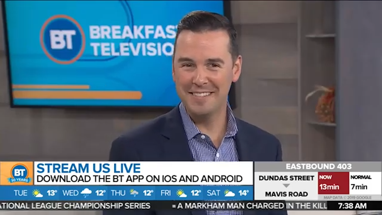 Bob Gauvreau on Breakfast TV