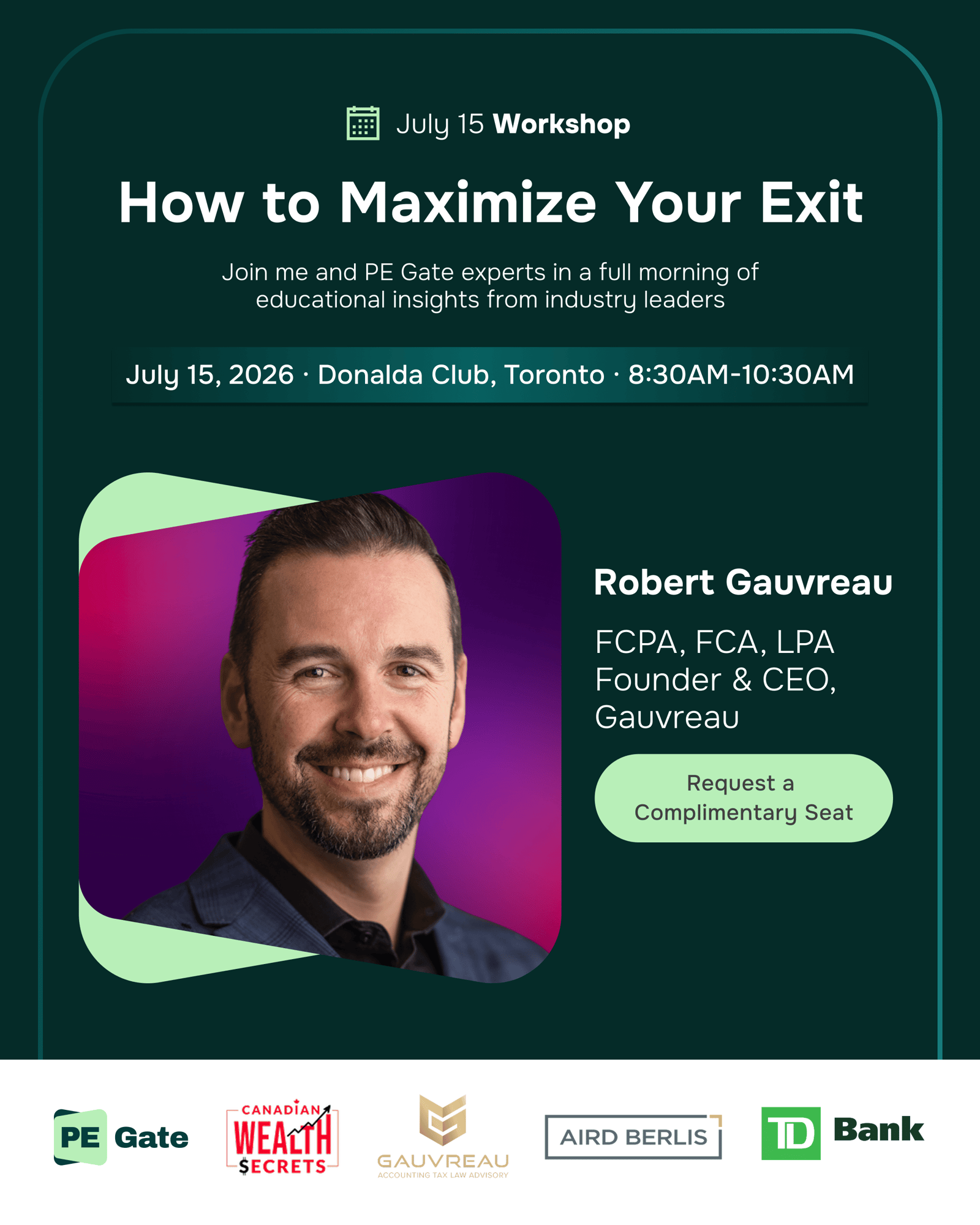 Robert Gauvreau - How to Maximize Your Exit (1)-1