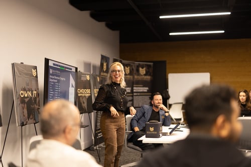 Sylvie Presenting - CFO Banner