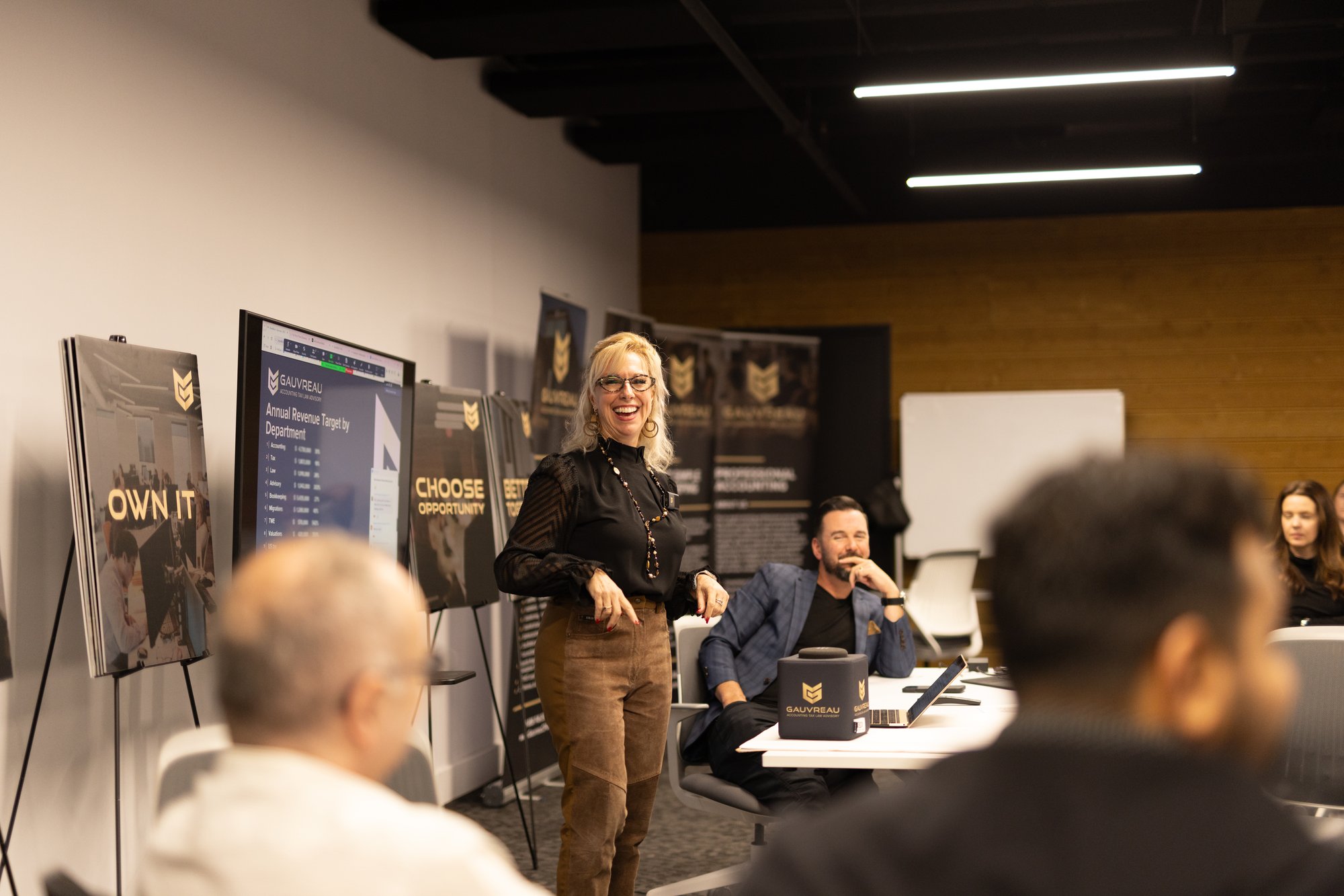 Sylvie Presenting - CFO Banner