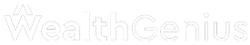 Wealth Genius Logo White Scroller