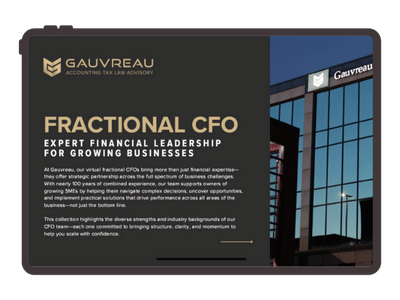 CFO Deck on Tablet