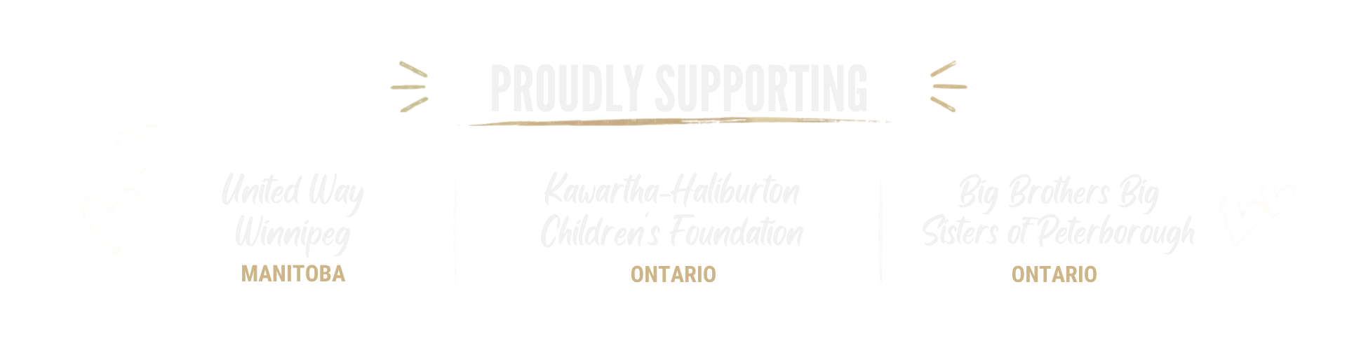 proudly supporting